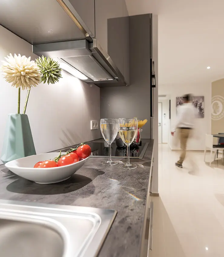 Kleine bis große Appartements